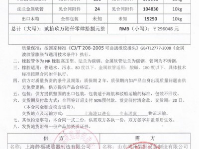 【印尼金光纸业OKI项目】采用上海淞江金属软管